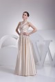 Halter A-Line Beading Sleeveless Silk like Satin Prom/Formal Evening Dresses 02020204