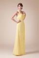 Halter Sleeveless Beading Chiffon Long Yellow Prom Evening Bridesmaid Dresses 02020206 Halter Sleeveless Beading Chiffon Long Yellow Prom Evening Bridesmaid Dresses 02020206