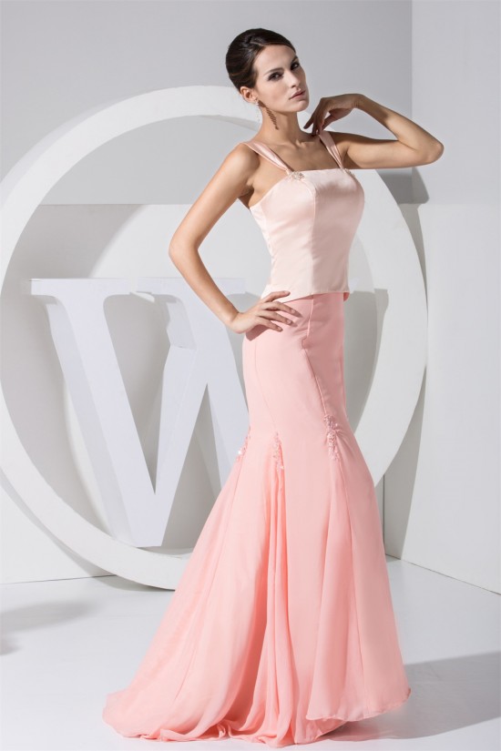 Illusion Sleeves Brush Sweep Train Mermaid/Trumpet Long Pink Prom/Formal Evening Dresses 02020212 Illusion Sleeves Brush Sweep Train Mermaid/Trumpet Long Pink Prom/Formal Evening Dresses 02020212
