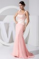 Illusion Sleeves Brush Sweep Train Mermaid/Trumpet Long Pink Prom/Formal Evening Dresses 02020212 Illusion Sleeves Brush Sweep Train Mermaid/Trumpet Long Pink Prom/Formal Evening Dresses 02020212