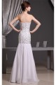 Mermaid/Trumpet Beading Chiffon Long White Prom/Formal Evening Dresses 02020217 Mermaid/Trumpet Beading Chiffon Long White Prom/Formal Evening Dresses 02020217