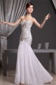 Mermaid/Trumpet Beading Chiffon Long White Prom/Formal Evening Dresses 02020217 Mermaid/Trumpet Beading Chiffon Long White Prom/Formal Evening Dresses 02020217