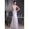 Mermaid/Trumpet Beading Chiffon Long White Prom/Formal Evening Dresses 02020217