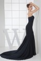 Mermaid/Trumpet Brush Sweep Train Chiffon Long Prom Evening Formal Dresses 02020219