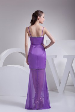 Mermaid/Trumpet Floor-Length Chiffon Beaded Long Purple Prom/Formal Evening Dresses 02020220