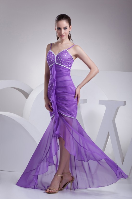 Mermaid/Trumpet Floor-Length Chiffon Beaded Long Purple Prom/Formal Evening Dresses 02020220 Mermaid/Trumpet Floor-Length Chiffon Beaded Long Purple Prom/Formal Evening Dresses 02020220