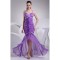 Mermaid/Trumpet Floor-Length Chiffon Beaded Long Purple Prom/Formal Evening Dresses 02020220