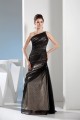 Mermaid/Trumpet One-Shoulder Long Prom/Formal Evening Dresses 02020221