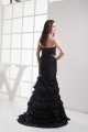 Mermaid/Trumpet Sleeveless Strapless Brush Sweep Train Long Black Prom Evening Dresses 02020222 Mermaid/Trumpet Sleeveless Strapless Brush Sweep Train Long Black Prom Evening Dresses 02020222