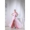 Off-the-Shoulder Sheath/Column Long Pink Chiffon Prom/Formal Evening Dresses 02020225