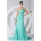 Trumpet/Mermaid One-Shoulder Beading Puddle Train Sleeveless Prom/Formal Evening Dresses 02020231