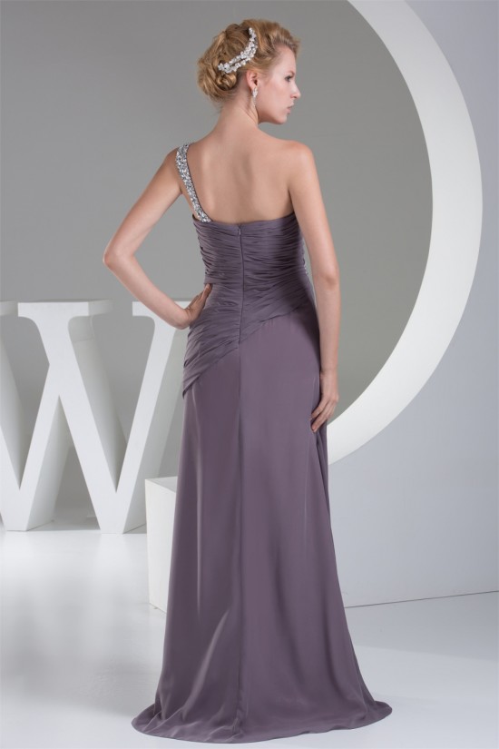 One-Shoulder Sheath/Column Floor-Length Long Prom/Formal Evening Dresses 02020235 One-Shoulder Sheath/Column Floor-Length Long Prom/Formal Evening Dresses 02020235
