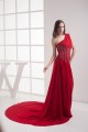 A-Line One-Shoulder Sleeveless Beading Long Red Prom/Formal Evening Dresses 02020236 A-Line One-Shoulder Sleeveless Beading Long Red Prom/Formal Evening Dresses 02020236