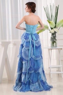 Organza Silk like Satin Beading Sweetheart Prom/Formal Evening Dresses 02020239
