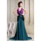Puddle Train Ruffles Chiffon Silk like Satin Prom/Formal Evening Dresses 02020246