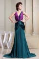 Puddle Train Ruffles Chiffon Silk like Satin Prom/Formal Evening Dresses 02020246 Puddle Train Ruffles Chiffon Silk like Satin Prom/Formal Evening Dresses 02020246