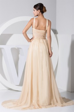 A-Line Asymmetrical Puddle Train Sleeveless Prom/Formal Evening Dresses 02020247