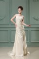 Ruched Lace Silk like Satin Square Court Train Prom/Formal Evening Dresses 02020251 Ruched Lace Silk like Satin Square Court Train Prom/Formal Evening Dresses 02020251