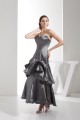 Ruched Taffeta Silk like Satin Netting Ankle-Length Prom/Formal Evening Dresses 02020252 Ruched Taffeta Silk like Satin Netting Ankle-Length Prom/Formal Evening Dresses 02020252
