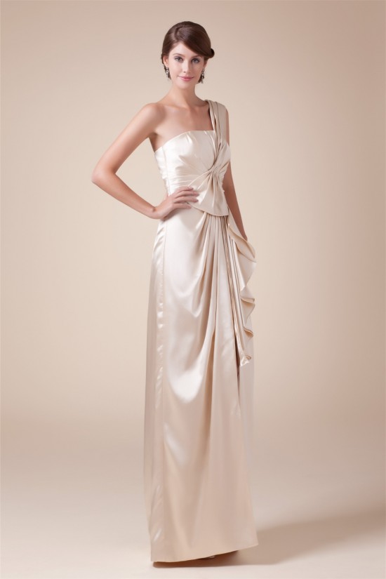 Ruffles One-Shoulder Sleeveless A-Line Floor-Length Prom/Formal Evening Dresses 02020256 Ruffles One-Shoulder Sleeveless A-Line Floor-Length Prom/Formal Evening Dresses 02020256