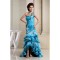 Trumpet/Mermaid Ruffles One-Shoulder Prom/Formal Evening Dresses 02020257
