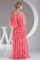 Ruffles Chiffon Portrait 3/4 Length Prom/Formal Evening Dresses 02020258 Ruffles Chiffon Portrait 3/4 Length Prom/Formal Evening Dresses 02020258