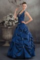 Ball Gown Halter Ruffles Sleeveless Taffeta Prom/Formal Evening Dresses 02020262