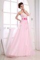 A-Line Sweetheart Satin Fine Netting Long Pink Beading Prom/Formal Evening Dresses 02020269 A-Line Sweetheart Satin Fine Netting Long Pink Beading Prom/Formal Evening Dresses 02020269