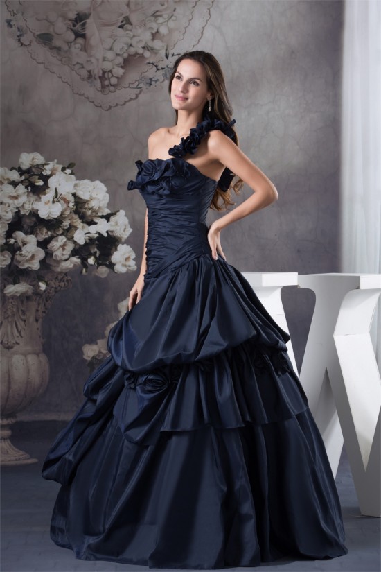 Ball Gown One-Shoulder Sleeveless Beading Princess Prom/Formal Evening Dresses 02020272 Ball Gown One-Shoulder Sleeveless Beading Princess Prom/Formal Evening Dresses 02020272