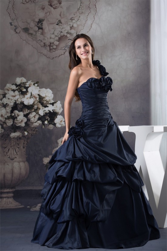 Ball Gown One-Shoulder Sleeveless Beading Princess Prom/Formal Evening Dresses 02020272 Ball Gown One-Shoulder Sleeveless Beading Princess Prom/Formal Evening Dresses 02020272