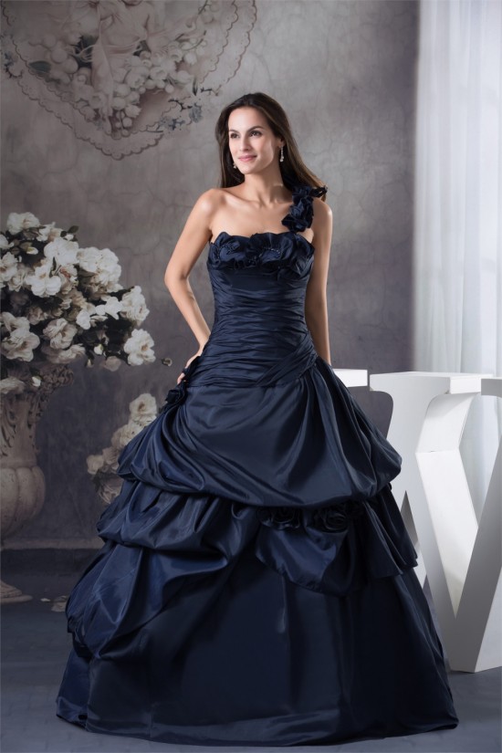Ball Gown One-Shoulder Sleeveless Beading Princess Prom/Formal Evening Dresses 02020272 Ball Gown One-Shoulder Sleeveless Beading Princess Prom/Formal Evening Dresses 02020272