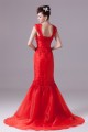 Satin Organza Capped Sleeves Square Mermaid/Trumpet Prom/Formal Evening Dresses 02020274 Satin Organza Capped Sleeves Square Mermaid/Trumpet Prom/Formal Evening Dresses 02020274