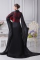 Long Black V-Neck Bows Prom/Formal Evening Dresses 02020276 Long Black V-Neck Bows Prom/Formal Evening Dresses 02020276