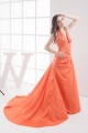 A-Line Halter Pick Ups Court Train Long Prom/Formal Evening Dresses 02020278 A-Line Halter Pick Ups Court Train Long Prom/Formal Evening Dresses 02020278