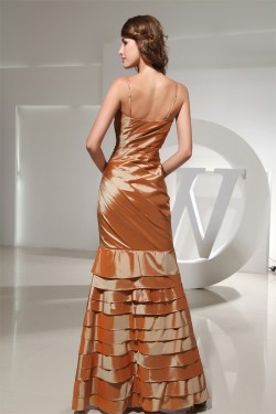 Trumpet/Mermaid Taffeta Beading Floor-Length Sleeveless Long Prom Evening Dresses 02020279