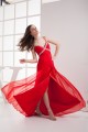 Sheath/Column Brush Sweep Train Sleeveless Long Red Chiffon Prom/Formal Evening Dresses 02020289 Sheath/Column Brush Sweep Train Sleeveless Long Red Chiffon Prom/Formal Evening Dresses 02020289