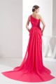 Sheath/Column Chiffon Sleeveless One-Shoulder Long Prom Evening Bridesmaid Dresses 02020291 Sheath/Column Chiffon Sleeveless One-Shoulder Long Prom Evening Bridesmaid Dresses 02020291
