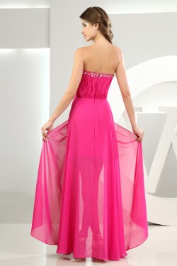 Sheath/Column Chiffon Sweetheart Beaded Prom/Formal Evening Dresses 02020292