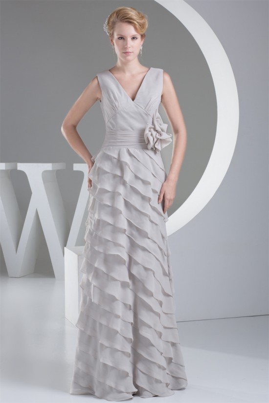Sheath/Column Chiffon V-Neck Sleeveless Prom/Formal Evening Dresses 02020293 Sheath/Column Chiffon V-Neck Sleeveless Prom/Formal Evening Dresses 02020293