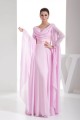 Sheath/Column Floor-Length Long Pink Chiffon Prom/Formal Evening Dresses 02020294 Sheath/Column Floor-Length Long Pink Chiffon Prom/Formal Evening Dresses 02020294