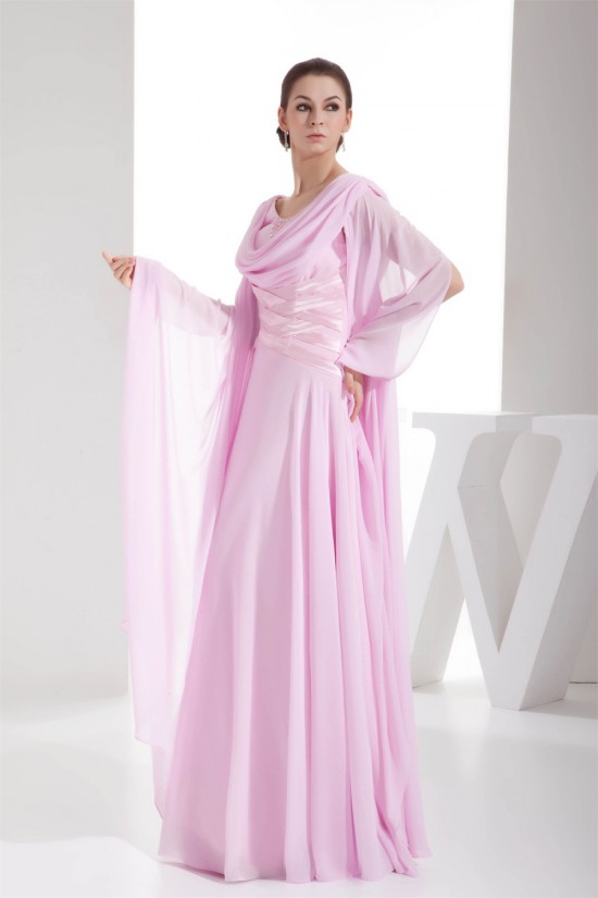 Sheath/Column Floor-Length Long Pink Chiffon Prom/Formal Evening Dresses 02020294 Sheath/Column Floor-Length Long Pink Chiffon Prom/Formal Evening Dresses 02020294