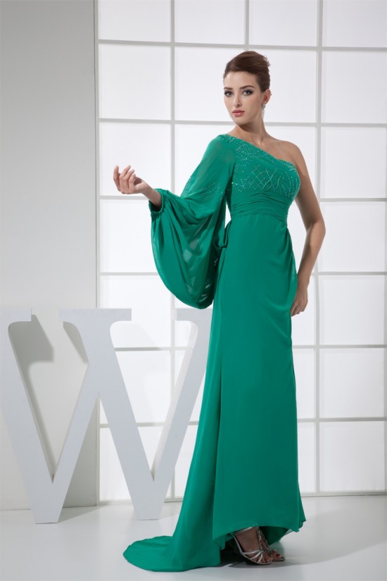 Sheath/Column Floor-Length Long Sleeves Prom/Formal Evening Dresses 02020295 Sheath/Column Floor-Length Long Sleeves Prom/Formal Evening Dresses 02020295