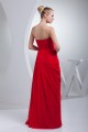 Sheath/Column Sleeveless Beading Floor-Length Red Prom/Formal Evening Dresses 02020302