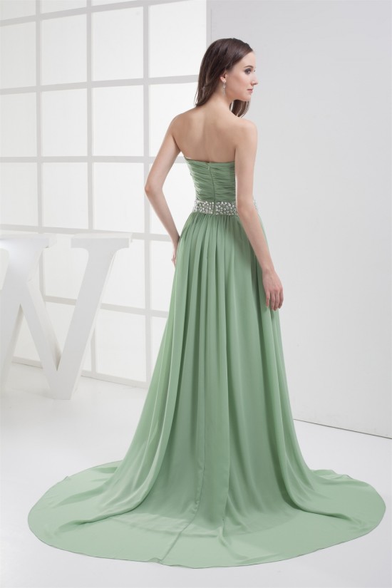 Sheath/Column Sleeveless Chiffon Long Prom Evening Formal Dresses 02020303 Sheath/Column Sleeveless Chiffon Long Prom Evening Formal Dresses 02020303