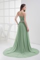 Sheath/Column Sleeveless Chiffon Long Prom Evening Formal Dresses 02020303