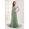 Sheath/Column Sleeveless Chiffon Long Prom Evening Formal Dresses 02020303