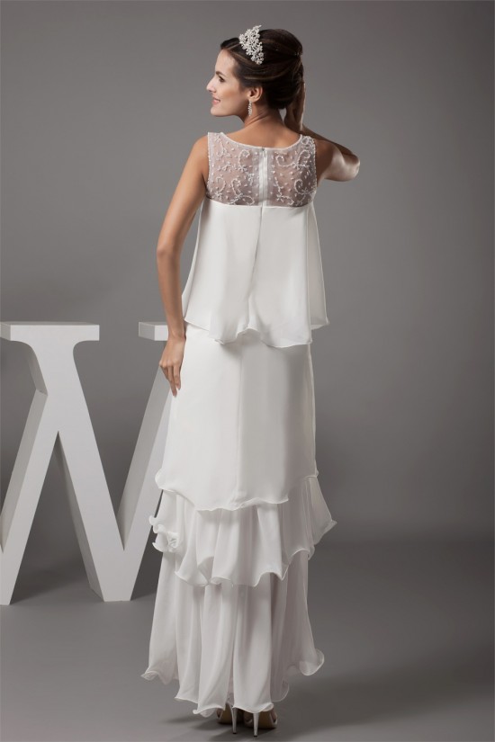 Sheath/Column Sleeveless Scoop Chiffon Long Prom/Formal Evening Dresses 02020305 Sheath/Column Sleeveless Scoop Chiffon Long Prom/Formal Evening Dresses 02020305