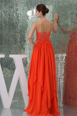 Beading A-Line Soft Sweetheart Chiffon Prom/Formal Evening Dresses 02020306