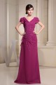 Cap Sleeve Beading Chiffon V-Neck Long Evening Formal Mother of The Bride Dresses 02020309 Cap Sleeve Beading Chiffon V-Neck Long Evening Formal Mother of The Bride Dresses 02020309