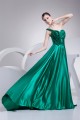 Silk like Satin A-Line One-Shoulder Ruched Prom/Formal Evening Dresses 02020311